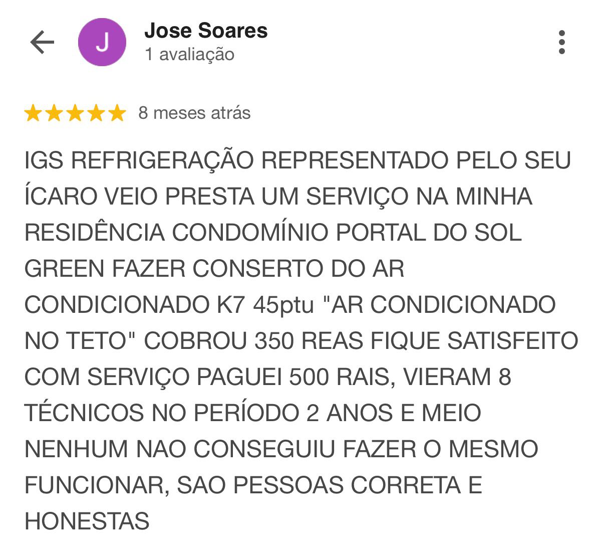 Avaliação Jose Soares